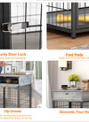 Furniture Dog Crates for small dogs Wooden Dog Kennel Dog Crate End Table, Nightstand