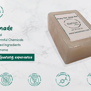 BeNat Pets. All-Natural Pet Shampoo Bar. Oat. 5.8 oz.