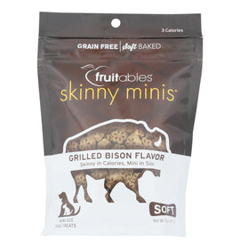 Fruitables - Dog Treats Soft Bison - Case of 12 - 5.0 OZ