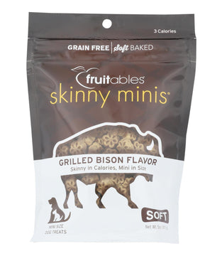 Fruitables - Dog Treats Soft Bison - Case of 12 - 5.0 OZ