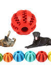 Dog Squeaky Ball Toy; Pet Chew Toy For Dog; Tooth Cleaning Ball Bite Resistant Pet Supplies