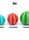 Dog Squeaky Ball Toy; Pet Chew Toy For Dog; Tooth Cleaning Ball Bite Resistant Pet Supplies