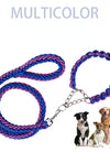 Eight-strand nylon braided dog collar leash dog chain impact blasting chain pet leash