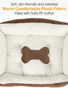 Pet Dog Bed Soft Warm Fleece Puppy Cat Bed Dog Cozy Nest Sofa Bed Cushion Mat XL Size