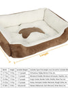 Pet Dog Bed Soft Warm Fleece Puppy Cat Bed Dog Cozy Nest Sofa Bed Cushion Mat XL Size