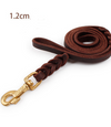 The first layer of leather dog leashes in the large dog chain demu training rope horse dog Golden Retriever dog rope