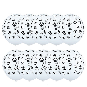 1PCS Puppy Paw Balloons Dog Paws Prints Balloons Cat Birthday Party Decorations Helium Balon 1ST Baby Shower