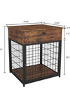 Furniture Dog Crates for small dogs Wooden Dog Kennel Dog Crate End Table, Nightstand