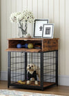 Furniture Dog Crates for small dogs Wooden Dog Kennel Dog Crate End Table, Nightstand