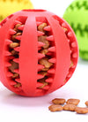 Dog Squeaky Ball Toy; Pet Chew Toy For Dog; Tooth Cleaning Ball Bite Resistant Pet Supplies