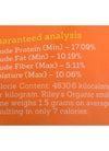 Riley's Organics Organic Dog Treats, Peanut Butter & Molasses Recipe, Small - Case of 6 - 5 OZ