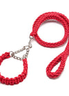 Eight-strand nylon braided dog collar leash dog chain impact blasting chain pet leash