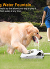 Dog Water Fountain Outdoor Dog Pet Water Dispenser Step-on Activated Sprinkler