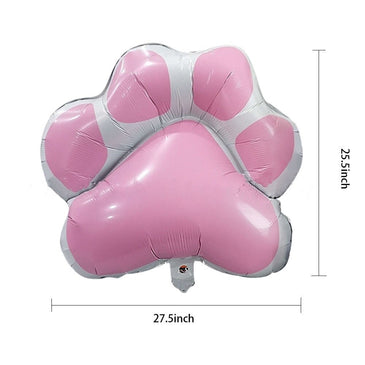 1PCS Puppy Paw Balloons Dog Paws Prints Balloons Cat Birthday Party Decorations Helium Balon 1ST Baby Shower
