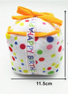 Dog plush toys; pets gnawing bones; sounding toys; teeth cleaning; fun birthday cakes; dog toys; dog gifts