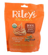 Riley's Organics Organic Dog Treats, Peanut Butter & Molasses Recipe, Small - Case of 6 - 5 OZ