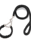 Eight-strand nylon braided dog collar leash dog chain impact blasting chain pet leash