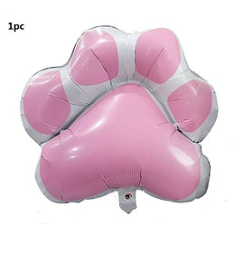 1PCS Puppy Paw Balloons Dog Paws Prints Balloons Cat Birthday Party Decorations Helium Balon 1ST Baby Shower