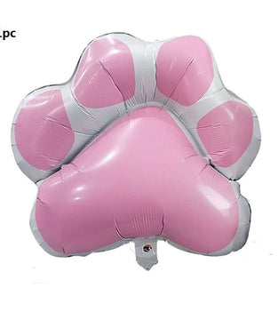 1PCS Puppy Paw Balloons Dog Paws Prints Balloons Cat Birthday Party Decorations Helium Balon 1ST Baby Shower