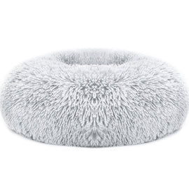 Pet Dog Bed Soft Warm Fleece Puppy Cat Bed Dog Cozy Nest Sofa Bed Cushion L Size