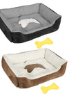 Pet Dog Bed Soft Warm Fleece Puppy Cat Bed Dog Cozy Nest Sofa Bed Cushion Mat XL Size