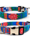 Dog Print Adjustable Collar; suitable For Large & Small Dogs