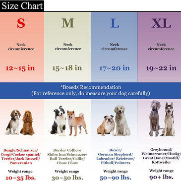 Reflective AirTag Dog Collar; ivienx Apple Air Tag Heavy Duty Dog Collar [Wide] Padded Pet Collar with AirTag Case Holder Accessories for Small Medium Large Dogs