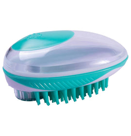 Pet Life 'Swasher' Shampoo Dispensing Massage and Bathing Brush