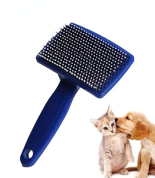 Pet Needle Combs Massage Pet Hair Remover Brush Cats Fur Cleaning Stainless Non-Slip Flea Chihuahua Pet Grooming Dog Supplies