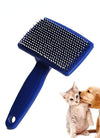 Pet Needle Combs Massage Pet Hair Remover Brush Cats Fur Cleaning Stainless Non-Slip Flea Chihuahua Pet Grooming Dog Supplies