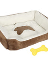 Pet Dog Bed Soft Warm Fleece Puppy Cat Bed Dog Cozy Nest Sofa Bed Cushion Mat XL Size